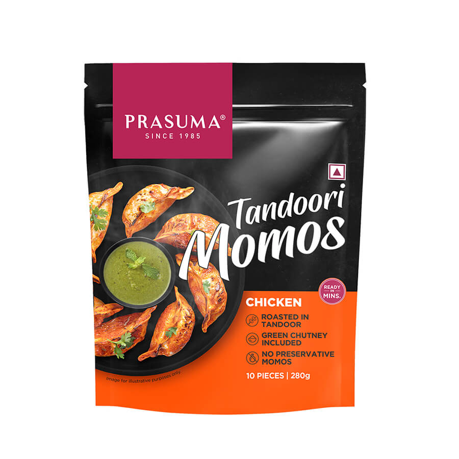 Tandoori Chicken Momos 10Pcs